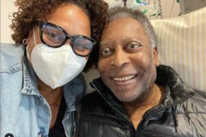 Pelé e sua Filha Kely Nascimento