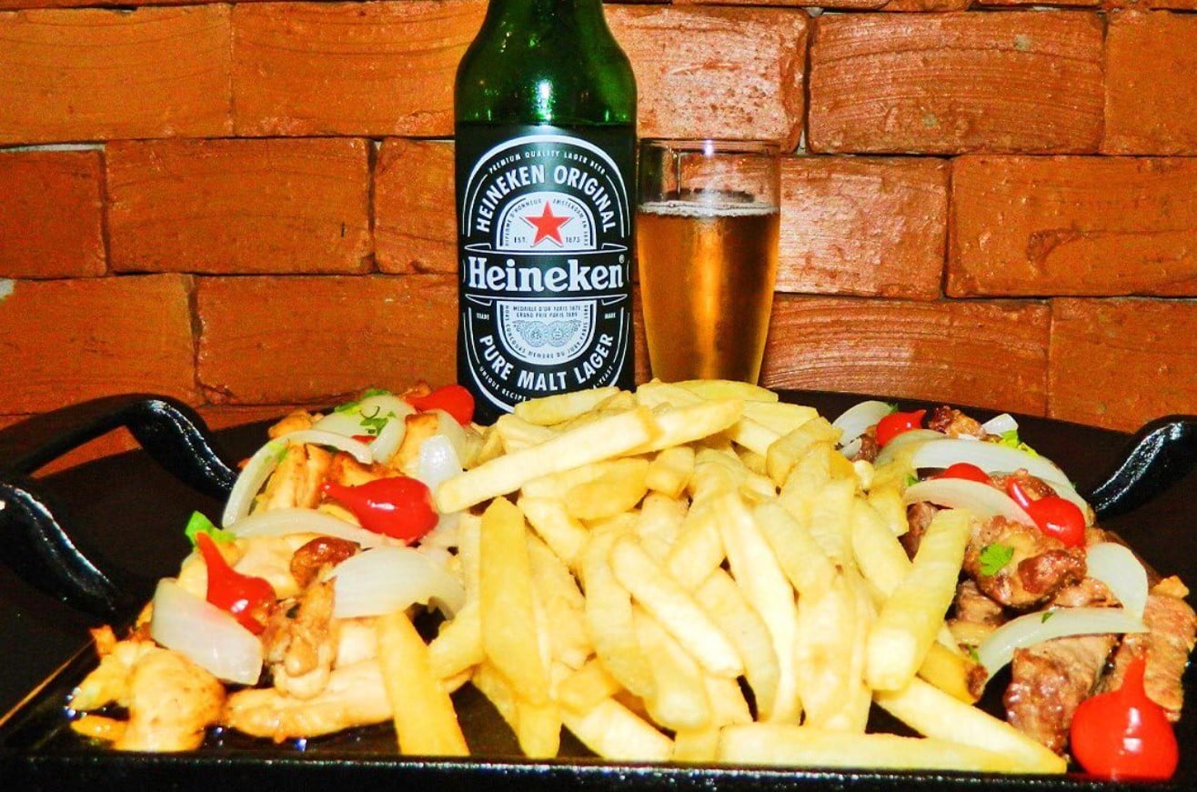 Porção de batata do Paris Bar Pub