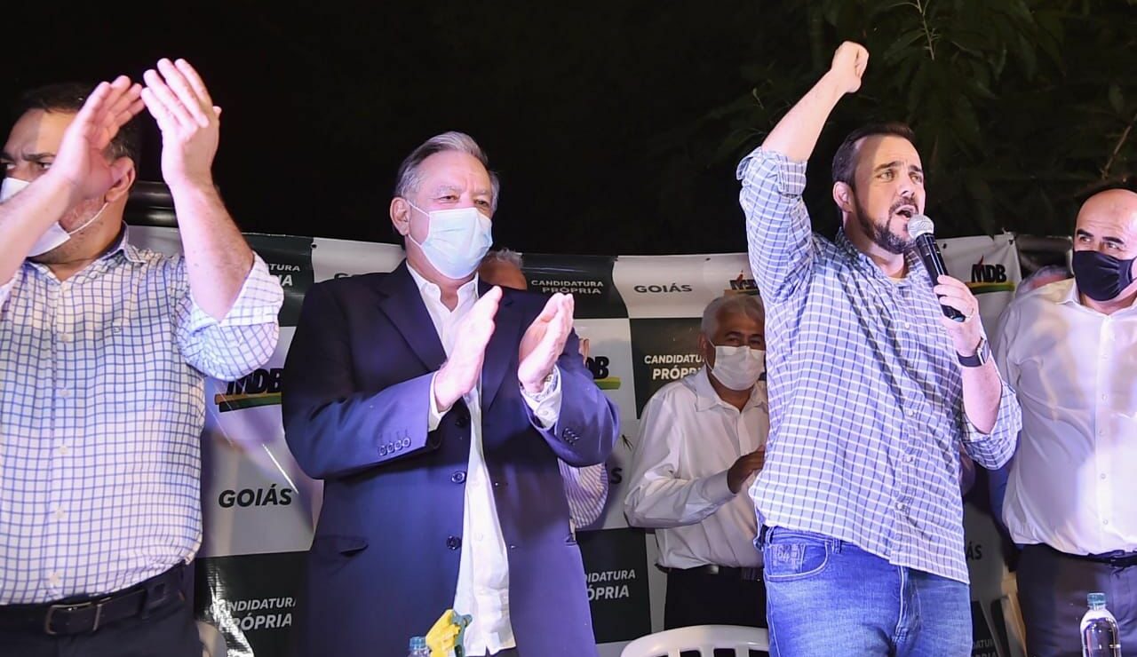 Evento partidário - Lideranças do MDB de Goiânia defendem candidatura própria do partido ao cargo de governador de Goiás. Apoio a Caiado ainda é forte. Veja: