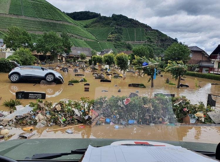 Inundações na Alemanha neste ano é um exemplo das mudanças climáticas no mundo