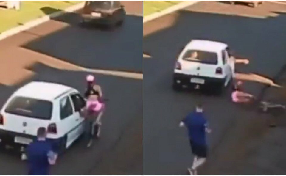 Preso, homem que apalpou ciclista alega que não viu a mulher