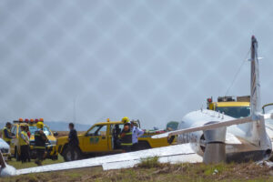 Paciente em jato que saiu da pista em Goiânia iria para os EUA