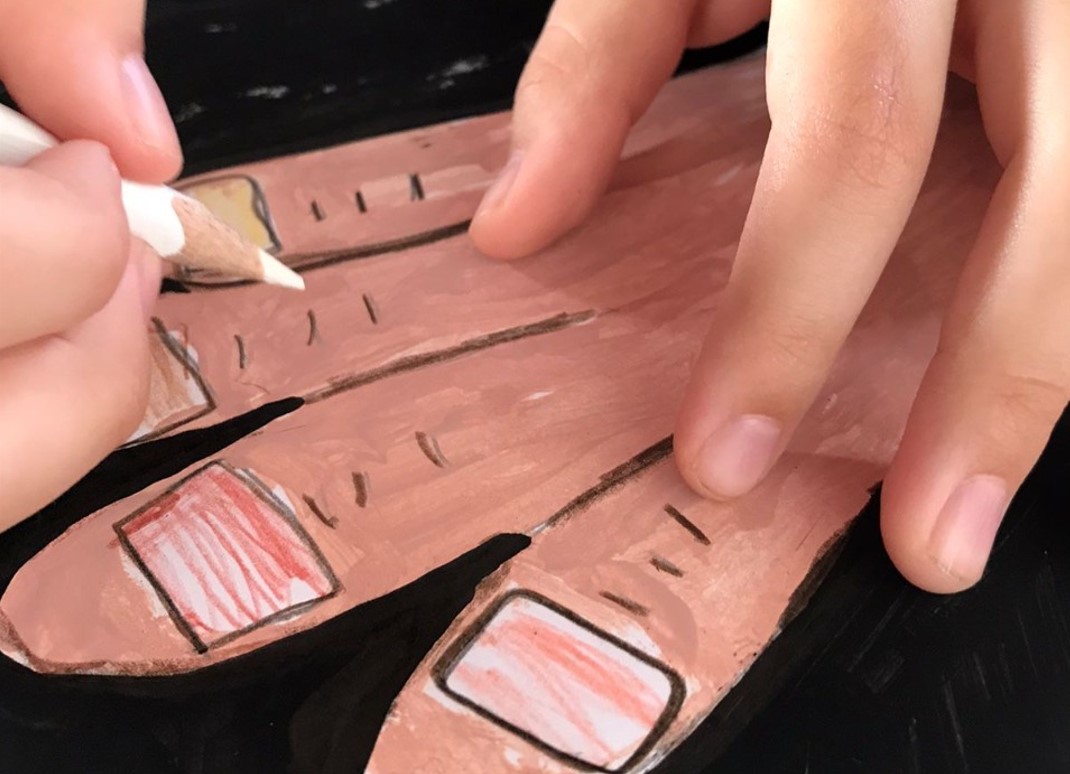 exposição na Escola Interamérica