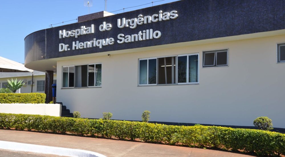 Adolescente foi internado no Hospital de Urgências de Anápolis. (Foto: Reprodução)