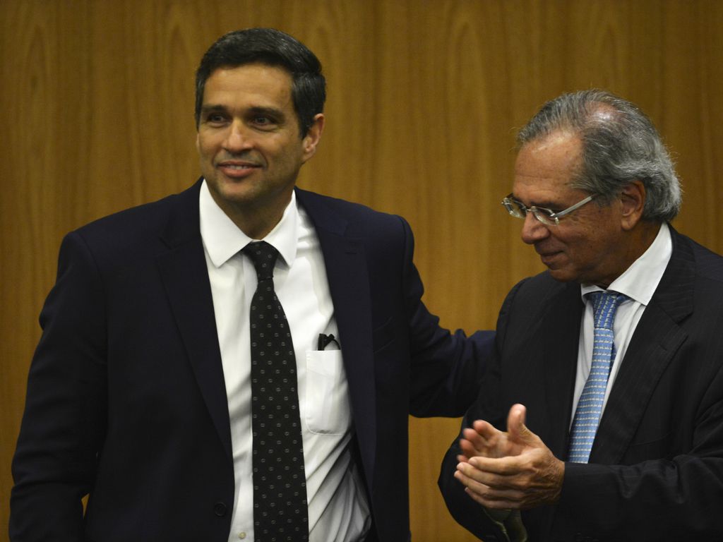 Presidente do Banco Central (BC), Roberto Campos Neto, e o ministro da Economia, Paulo Guedes (Foto Agência Brasil)