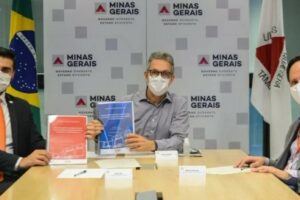 Zema anuncia congelamento do ICMS sobre o diesel em Minas Gerais (Foto: Governo de MG)