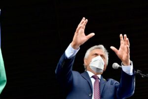 Caiado diz que vai ser candidato a governador e que disputar presidência não é prioridade (Foto: Governo de Goiás)