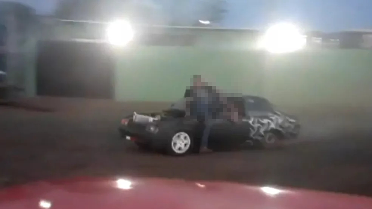 Homem é atropelado por carro que fazia manobras em evento de Montividiu: veja vídeo