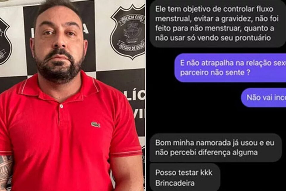 Mensagem atribuída a ginecologista preso em Anápolis faz insinuações a paciente que perguntava sobre contraceptivo