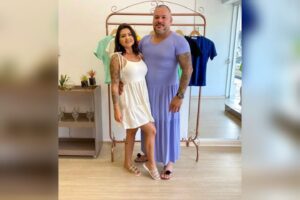 Empresário Leandro Cavalcante e a esposa, Lays Cavalcante