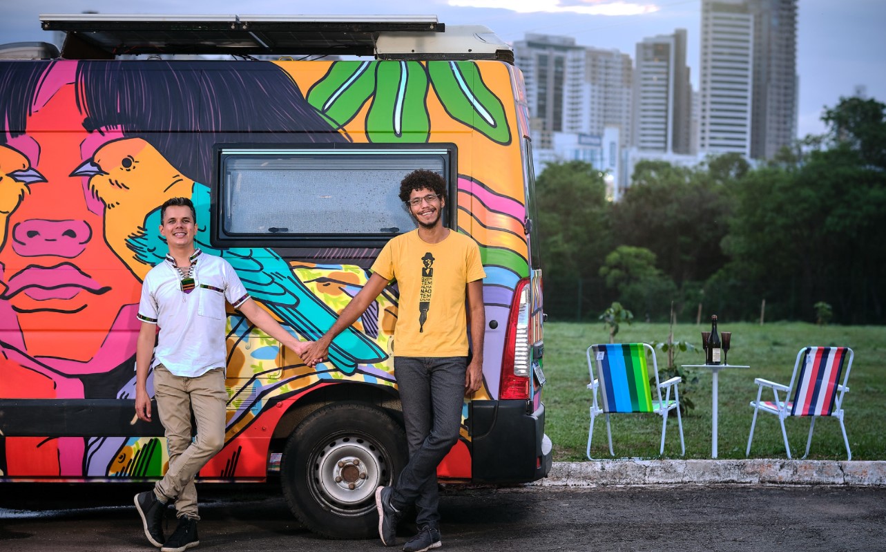 Fabrício Rosa e Bruno Borges, idealizadores e realizadores do projeto