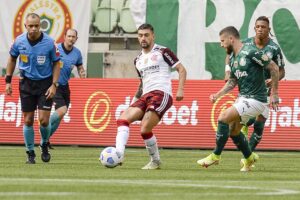 Jogo entre Flamengo e Palmeiras pelo Brasileirão