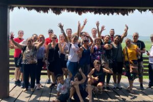 Grupo Missionário durante passeio em MS (Foto: Divulgação)