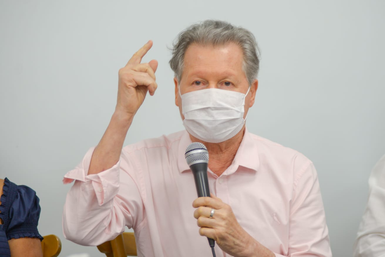 Em Goiânia, o ex-senador e pré-candidato a presidência pelo PSDB, Arthur Virgílio comparou o presidente Jair Bolsonaro a Mussolini. (Foto: Jucimar de Sousa/Mais Goiás)