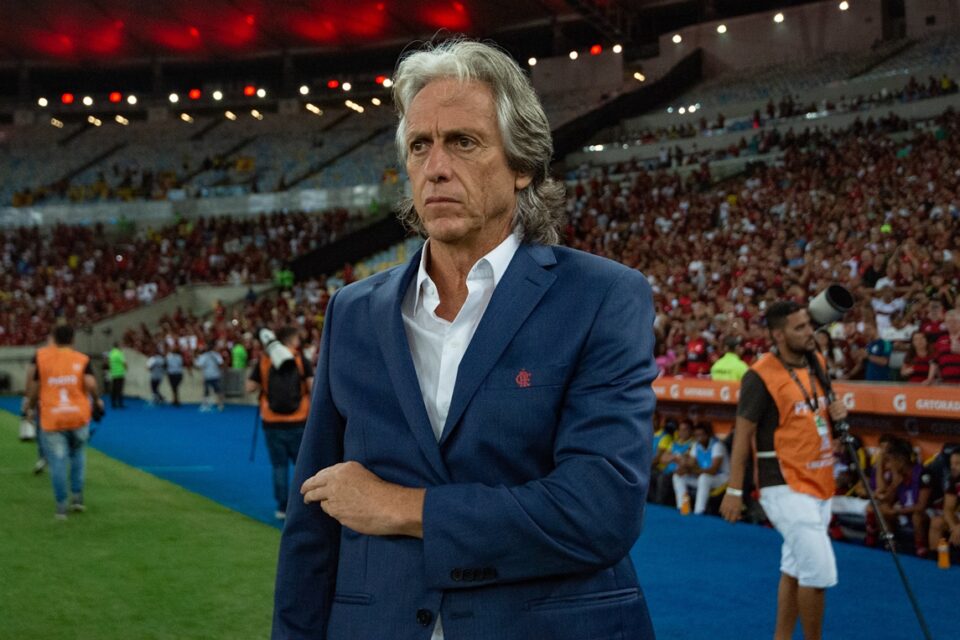 Jorge Jesus durante passagem pelo Flamengo