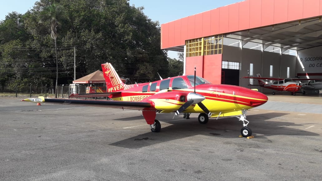 Corpo de Bombeiros de Goiás recebe nova aeronave (Foto: Bombeiros)