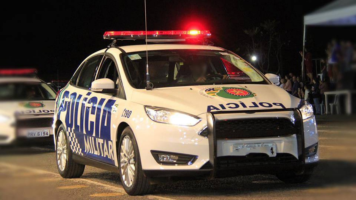 Viatura da Polícia Militar (PM) de Goiás
