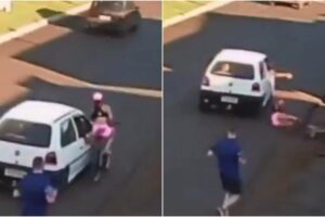 A Justiça aceitou, na sexta-feira (15), a denúncia contra o homem que passou a mão no corpo de uma ciclista no Paraná. (Foto: reprodução)