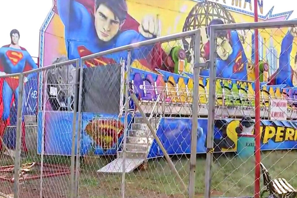Homem foi esmagado por brinquedo