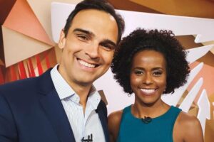 Troca de cadeiras na Globo: permanência de Poliana Abritta no dominical é incerta. Maju assume Fantástico com ida de Tadeu Schmidt para BBB