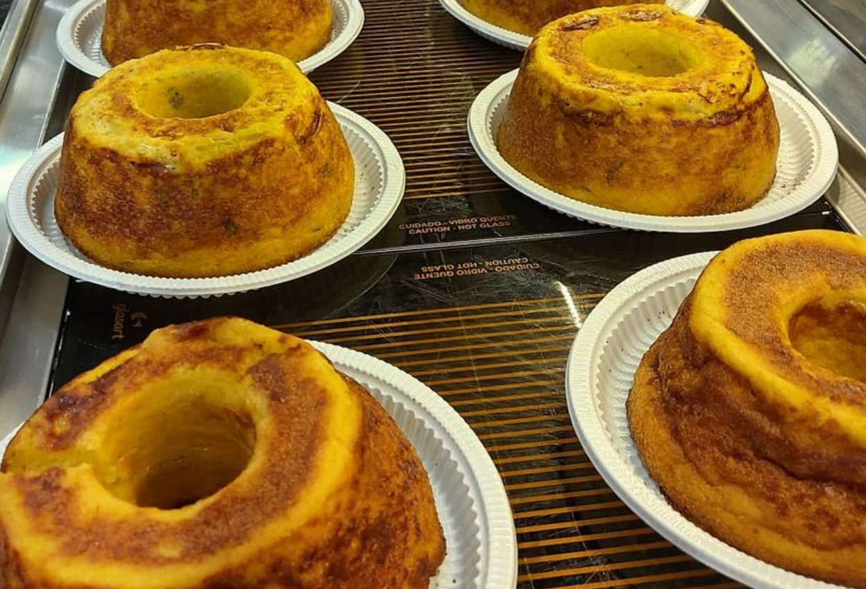 Bolo pamonha da Vitta Pane, opção de padaria em Aparecida de Goiânia