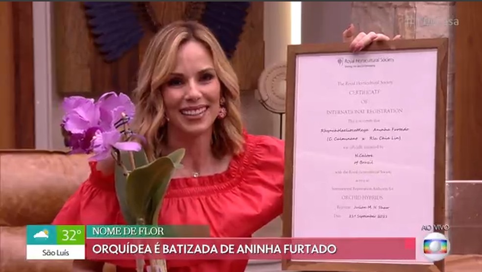 Ana Furtado é homenageada e relembra luta contra o câncer de mama