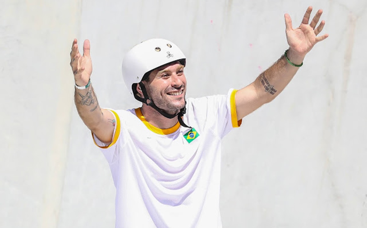 Pedro Barros durante disputa dos Jogos Olímpicos