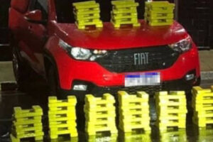 Suspeito de tráfico é preso com quase 100 kg de maconha em Ipameri