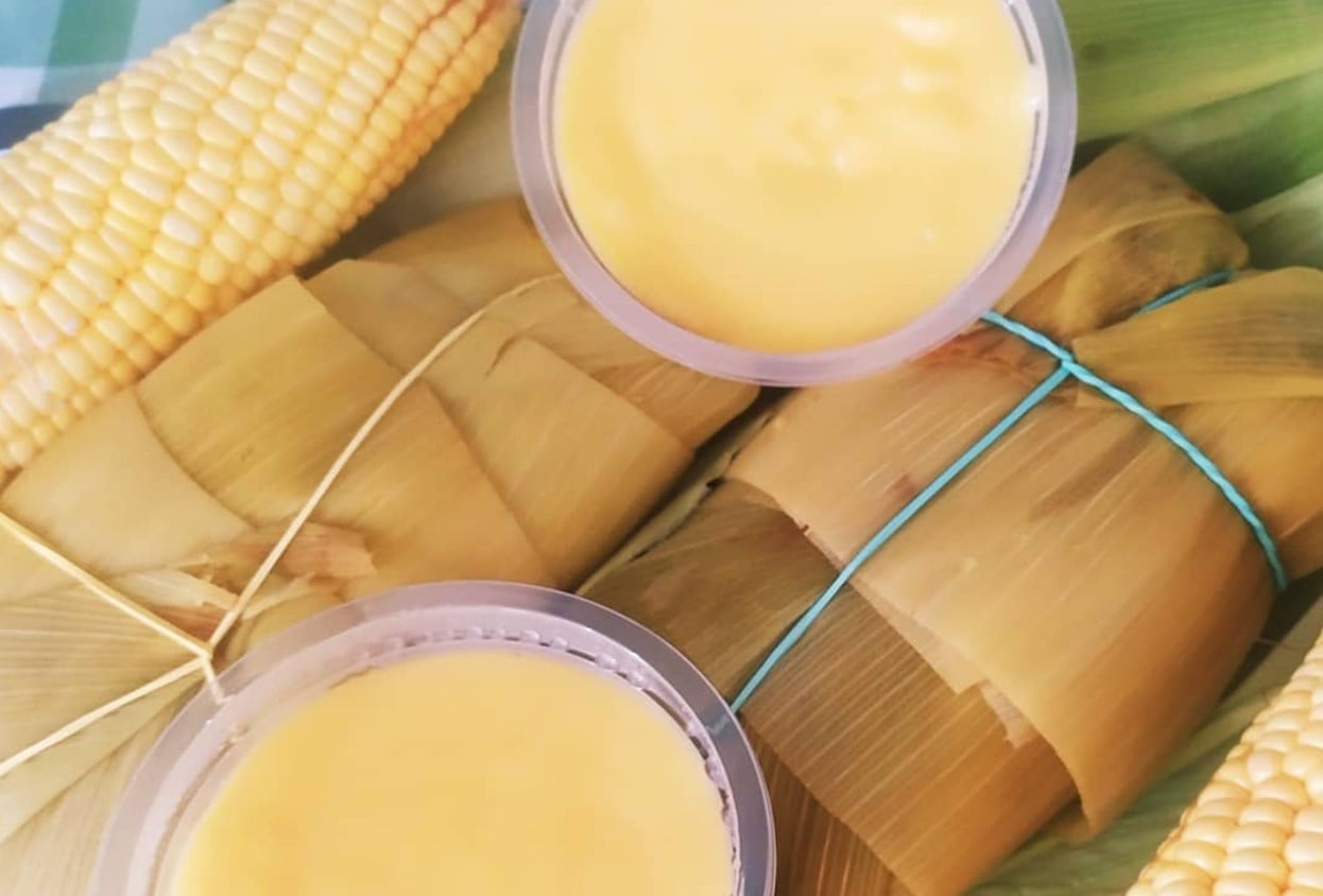 Pamonhas e curau da Pamonharia da Regina, opção entre as pamonharias com entrega em Goiânia