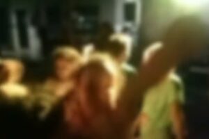 A festa do pijama, promovida por uma escola infantil de Goiânia, tinha músicas que falavam sobre sexo e ejaculação (Foto: Reprodução)