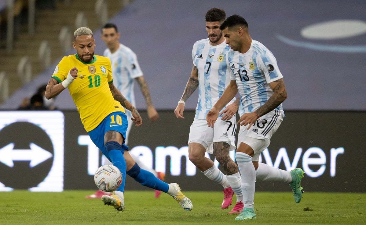 Jogo entre Brasil e Argentina