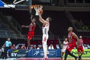 Jogo entre Flamengo e São Paulo pela NBB