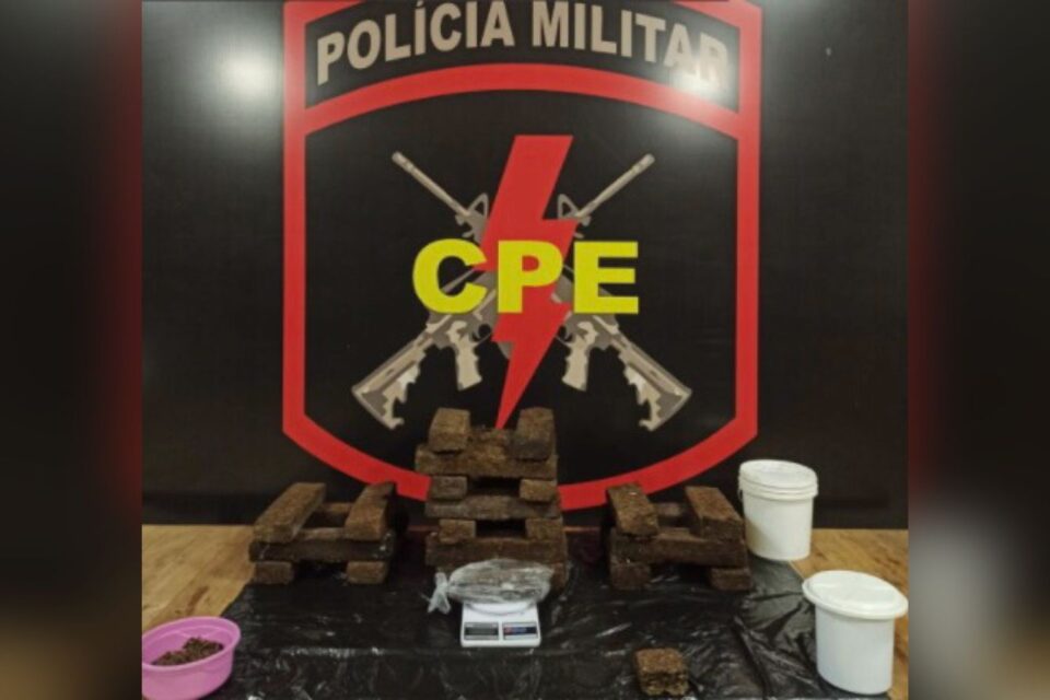 Jovem é preso por tráfico de drogas em Mineiros