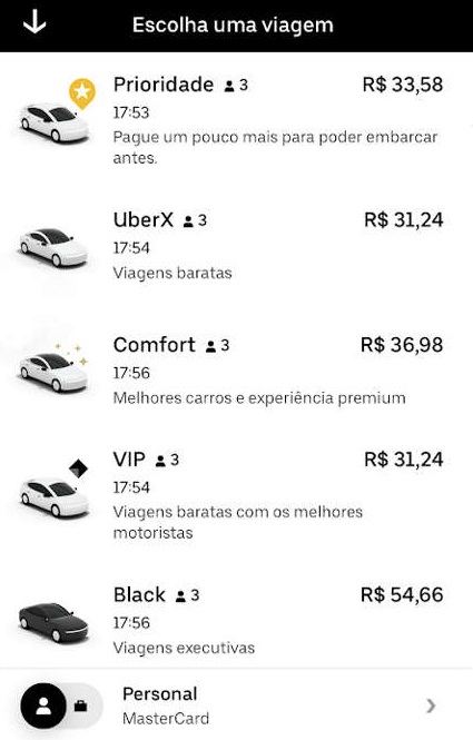 Horário de funcionamento não é fixo e acompanha a movimentação da cidade. Uber lança modalidade que atende primeiro quem pagar mais
