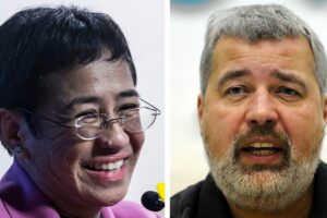 Maria Ressa e Dmitri Muratov