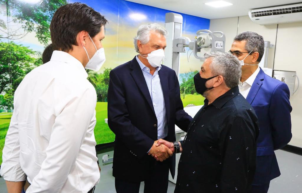 Caiado diz não ter pressa para acabar com obrigatoriedade de máscaras em Goiás (Foto: Governo de Goiás)