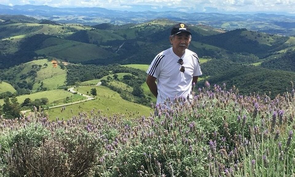 Carlos Massatoshi Higa, que venceu a Covid após 100 dias intubado — Foto: Arquivo Pessoal