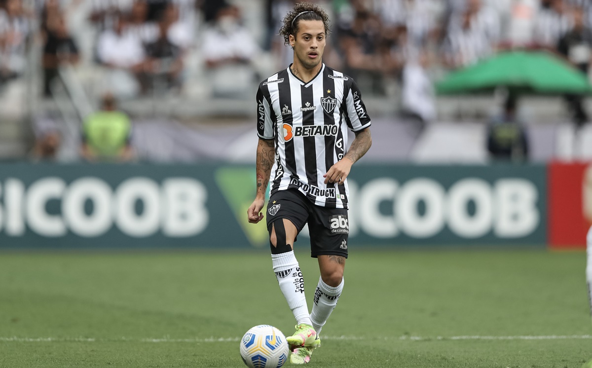 Guga em jogo pelo Atlético-MG