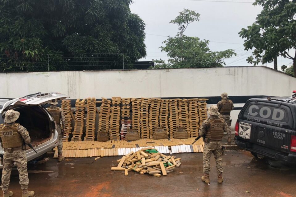 Apreensões de drogas em Goiás geraram prejuízo de R$ 3 bilhões para a criminalidade em quase três anos, entre 2019 e 2021, segundo a SSP-GO. (Foto: divulgação/PM)
