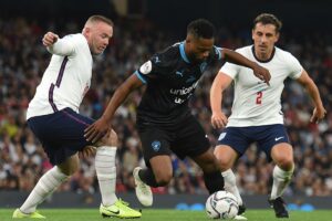 Patrice Evra durante amistoso