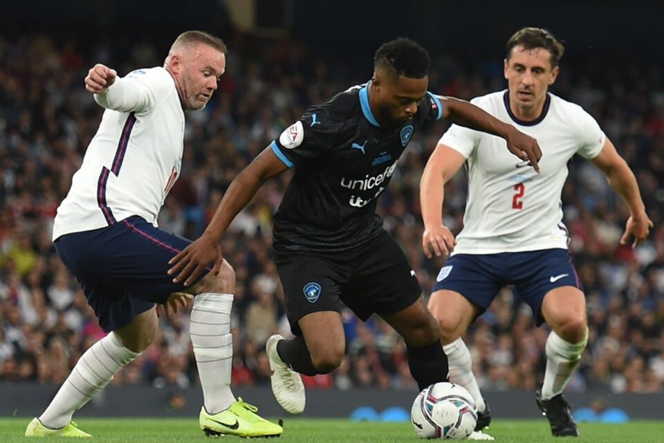 Patrice Evra durante amistoso