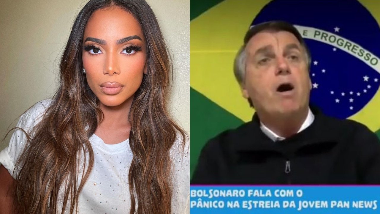 Presidente escreveu o nome da cantora errado. Anitta bloqueia Bolsonaro no Twitter após interação irônica do presidente
