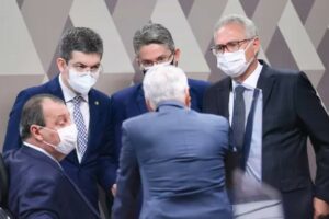 Integrantes da CPI da Covid | Edilson Rodrigues/Agência Senado