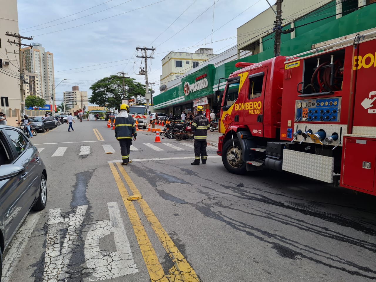 Acidente com fio de energia aconteceu no Setor dos Afonsos, em Goiânia