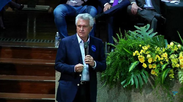 "Nós vamos decidir a política nacional", diz Caiado sobre fusão entre DEM e PSL (Foto: Reprodução - Youtube)