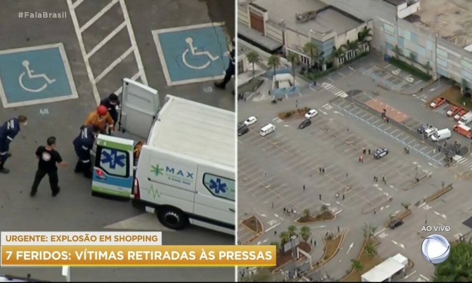 Record anuncia falsa explosão em shopping durante "Fala Brasil"