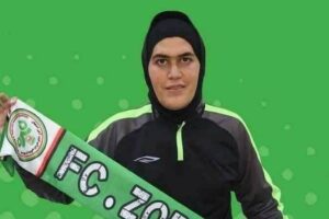 Zohreh Koudaei, de 32 anos, teve seu gênero questionado