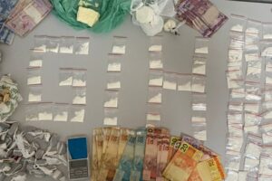 Drogas apreendidas em Aparecida de Goiânia