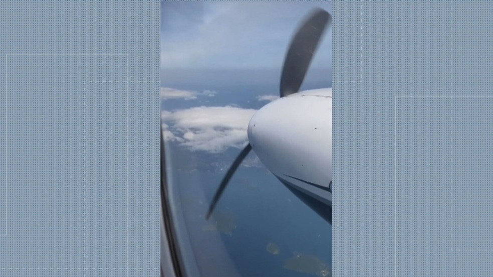 Avião bimotor com três pessoas cai no mar próximo à Ubatuba (SP)