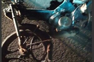 Vítima conduzia uma motoneta próximo ao Centro de Convenções de Anápolis. (Foto: Reprodução/Redes Sociais)